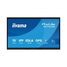 IIYAMA LFD 75" dalle IPS anti-reflet 40 pts 3840x2160 550cd/m² 8ms Tactile interactif HPs DisplayPort 2xHDMI USB-C 5xUSB OPS Slot paysage certifié EDLA