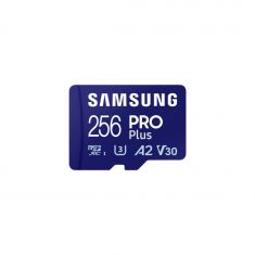 CARTE MEMOIRE SAMSUNG 256 Go MICRO-SD PRO PLUS 2023 avec lecteur USB Classe 10 /  MB-MD256SB/WW