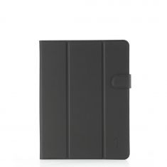 WE Étui universel pour tablettes 12-12.9, Toucher doux, Système de crochets extensibles, Languette magnetique - Coloris noir"