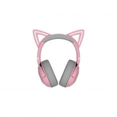 RAZER Kraken BT V2 Kitty Ed. Rose - Casque sans-Fil Bluetooth avec éclairage RGB et Oreilles de Chat, Bluetooth 5.2, 40mm Triforce, Micros à Annulation de Bruit