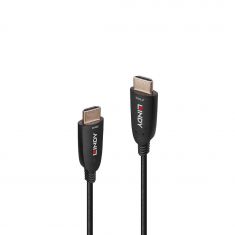 LINDY Câble HDMI 8K60 Hybride Fibre Optique 20m LINCAB38512