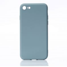 Coque de protection SILICONE : Matière silicone - effet mat - toucher doux - semi-rigide - compatible pour iPhone 7 / 8 / SE 2021