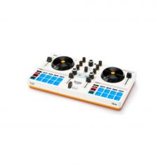 Hercules DJControl Control MIX ULTRA Bluetooth Pour Smartphone et tablettes ( Andoid et iOS) 2 Platines + mixage au centre Alim USB Support smartphone inclus
