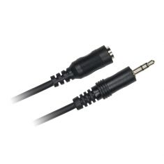 Câble Jack 3,5 mm mâle/femelle1.50m Fiches Or