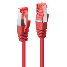 Câble réseau Rouge Cat.6 S/FTP, 0.5m 