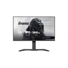 Ecran IIYAMA 23.8'' 1ms G-Master Black Hawk Noir IPS 1920x1080 16:9 144Hz 350cd/m² 1500:1 HDMI DisplayPort 2xUSB HPs 2x2W Black Tuner 15cm pied réglab haut