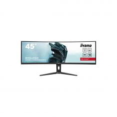 Ecran IIYAMA 44,5" Noir G-Master Red Eagle VA 32:9 incurvé 0.8ms 5120x1440 165Hz DP 2xHDM  3xUSB HUB HP 2x3W commutateur KVM Docking USB-C pied regl haut 13cm
