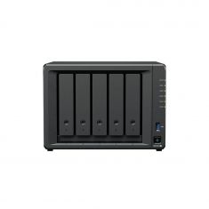 Synology - DiskStation DS1525+ NAS avancé 5 baies pour PME - Stockage de fichiers / Sauvegarde - 2x ports réseau 2.5Gbit/s - Réseau 10 Gbit/s disponible avec E1