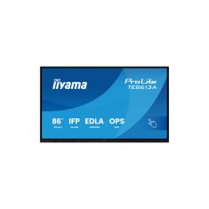 IIYAMA LFD 86" dalle IPS anti-reflet 40 pts 3840x2160 450cd/m² 8ms Tactile interactif 2xHPs DisplayPort 2xHDMI 2xUSB-C 5xUSB-HUB OPS Slot paysage certifié EDLA 