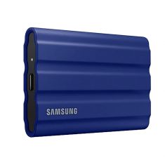 SSD EXT SAMSUNG T7 Shield 2000G Bleu USB 3.2 Gen 2 Lecture 1050 Mo/s Ecriture 1000 Mo/s MU-PE2T0R/EU