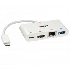 Mini Dock USB 3.1 Type C pour Notebook - HDMI, PD 3.0 100W, USB 3.1, Gigabit ***