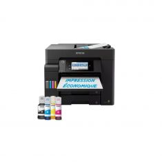 EPSON EcoTank ET-5805 MFP 4en1 Jet d'encre couleur A4 rechargeable 25ppm/12ppm, R-V, chargeur 50p, Fax, Wifi, Wifi-direct,USB, Ethernet, 2xbac 550f max