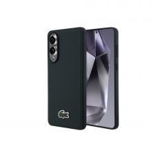 Coque magnétique Petit Piqué Lacoste Coloris Sinople pour Galaxy S25 Edge  GP-LCHMS25PVCE