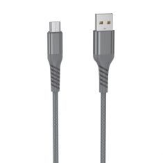 Câble USB/Micro-USB mâle/mâle avec cordon en nylon + kevlar 400D - 2m