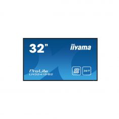 IIYAMA LFD 32" Noir dalle IPS 16:9 1920x1080 24/7 350 cd/m² 8ms VGA 3xHDMI USB Mini jack LAN VESA 200x200 Paysage Portrait Mediaplayer cadre fin