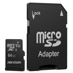 CARTE MEMOIRE HIKVISION M-SD 128G MICRO SDHC - SERIE C1 AVEC ADAPTATEUR  92MB/s 40MB/s Class 10