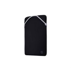 Housse de protection - Sleeve réversible ordinateur portable HP 14.1" Noir/Argent en néoprène durable, protège le PC contre les chocs et les rayures 2F2J1AA