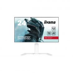 Ecran IIYAMA 23.8'' G-Master Red eagle Blanc Fast IPS 1920x1080 0.2ms 300cd/m² 180Hz HDMI DisplayPort 4xUSB 3.2 HP FreeSync 15cm pied réglable en hauteur+Pivot