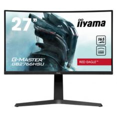 Moniteur IIYAMA 27" 1ms G-MASTER Red Eagle dalle VA incurvé 165 Hz 1920x1080 250cd/m² 2xHDMI DP HPs 2xUSB HUB Black Tuner FreeSync 13cm pied réglable en haut