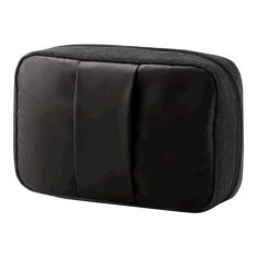 Tech Pouch HP Lightweight Noir, Organisez vos accessoires avec des poches intérieures en filet et une boucle élastique, résistant à l'eau ***