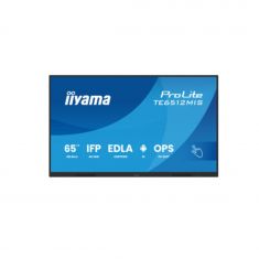 IIYAMA LFD 65" dalle VA DLED anti-reflet 40,5 pts 3840x2160 24/7 Haut-parleurs VGA 2xHDMI 2xUSB-C Displayport 5xUSB 400cd/m² 6.5 ms Tactile PureTouch-IR EDLA