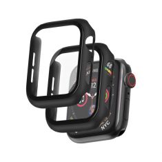 Coque de protection Transparent : 4 coins renforcés - anti-chocs - ultra-résistant - semi-rigide - compatible pour iWatch 40mm