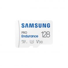CARTE MEMOIRE SAMSUNG 128 Go MICRO-SD Pro Endurance avec adaptateur SD Classe 10 Lecture 100 Mo/s Ecriture 40 Mo/s  MB-MJ128KA/EU