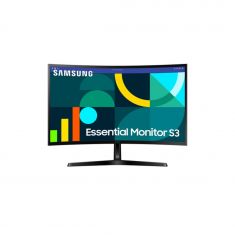 ECRAN 27'' Samsung S27D366GAU Noir 100Hz VA 1920x1080 Incurvé 1800R 16:9 3000:1 4ms 250 cd/m²  Pied Inclinable HDMI VGA Casque VESA 75x75