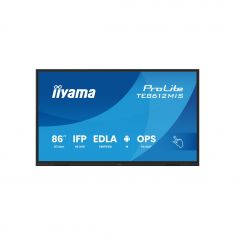 IIYAMA LFD 86" dalle IPS DLED anti-reflet 40 points 3840x2160 Haut-parleurs VGA 2xHDMI 2xUSB-C Media 5xUSB 400cd/m² 6.5ms Tactile PureTouch-IR Paysage Slot PC