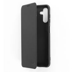 Etui folio CLASSIQUE Noir: Avec fenêtre - anti-chocs - léger - ultra-fin - fonction support - accès caméra - compatible pour Galaxy A13 5G
