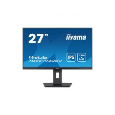 Ecran IIYAMA 27" Ultra mince dalle IPS 16:9 1ms 2560x1440 100Hz 300cd/m² HDMI DisplayPort 2xUSB HUB (3.2) HPs2x2W 15cm pied réglable en hauteur + Pivot  TCO