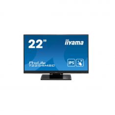 Ecran IIYAMA 21.5" Tactile PCAP 10 points ULTRA MINCE dalle IPS anti-reflet 1920x1080 4ms 250 cd/m² 1xHDMI 1xDisplayPort USB HUB 2x3.0 T2254MSC-B1AG