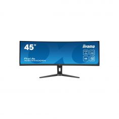 Ecran IIYAMA 44,5" Noir VA 32:9 incurvé 0.8ms 5120x1440 165Hz 450cd/m² 1xDP 2xHDMI 1xUSB-C  3xUSB HUB(3.2) com KVM Docking USB-C intégré 13cm pied réglable haut