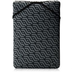 Housse de protection - Sleeve réversible ordinateur portable HP 15,6" Motif Géo, en néoprène durable, protège le PC contre les chocs et les rayures 2F2L0AA