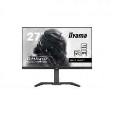Ecran IIYAMA 27'' 1ms G-Master BlackHawk IPS 16:9 1920x1080 300cd/m² 100hz HPs HDMI DisplayPort 2xUSB HUB 15cm pied régl en hauteur Black Tuner GB2745HSU-B2