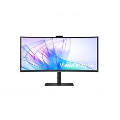 ECRAN 34'' SAMSUNG ViewFinity S65UV Noir WQHD 21:9 VA 350 cd/m2 5ms 100Hz 1xHDMI 1x USC-C 2xUSB 1xVGA 1xLAN Incurvé 1000R Webcam intégré Pied Inclinable 