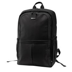DICOTA Sac a dos BACKPACK SCALE Ecologique Noir Pour PC Portable 13"-15.6" + tablette 10.5" 19.5L Rembourrage optimal en mousse HD garantie a vie D31429-RPET