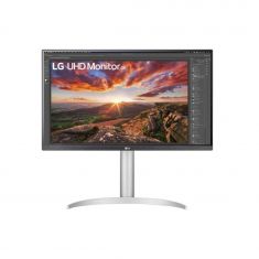 ECRAN LG 27" Blanc 27UP850K-W 16:9 UHD 4K 5ms 3840×2160 400cd/m2 HDMI DP USB Type-C FreeSync HP2x5W Pied réglab Haut Inclinab rotation