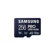 CARTE MEMOIRE SAMSUNG 256 Go MICRO-SD Pro Ultimate Classe 10 Lecture 200 Mo/s Ecriture 130 Mo/s MB-MY256SA/WW