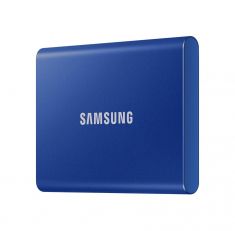 SSD EXT SAMSUNG T7 2TO bleu indigo USB 3.2 Gen 2 Lecture 1050 Mo/s Ecriture 1000 Mo/s MU-PC2T0H/WW