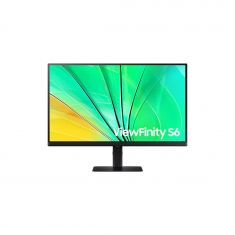 ECRAN 27" SAMSUNG ViewFinity S60D Noir 2560x1440 IPS Bords ultra-fins 5ms 100hz 350cd/m2 3xUSB HDMI DisplayPort VESA Pied modulable haut inclinab orient pivot 