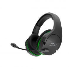 HyperX CloudX Stinger Core Gris-Vert - Casque Sans-fil, Licence Officielle Xbox Series X|S/XboxOne, coussinets à mémoire de forme, Micro à réduction du bruit