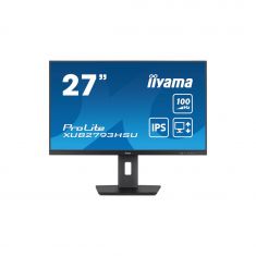 Ecran IIYAMA 27'' Dalle IPS Ultra mince 1920x1080 16:9 100Hz 1ms 300cd/m2 HPs 1xHDMI 1xDisplayPort USB HUB (2x2.0) 15cm pied réglable hauteur + Pivot TCO 