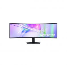 ECRAN 49" SAMSUNG Noir ViewFinity S95UC 120Hz 5ms 5120x1440 VA  Incurvé 1000R 350cd/m2 Displayport 2xHDMI 3xUSB 3.0 1xUSB-C Pied réglable haut orient inclinab