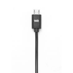 Bundle Chargeur + câble micro USB Chargeur secteur 2.4A = 12W total + câble 1m noir