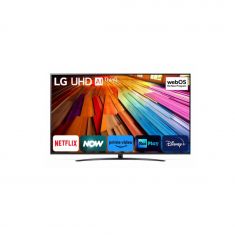 SMART TV LG 75" LED 4K UHD 3840x2160 HDR 50/60hz 3xHDMI 2xUSB Wi-Fi Bluetooth Son 20W WebOS 24  Airplay 2 Chromecast Télécommande Magic Remote Pied central