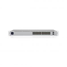 Ubiquiti - USW-24 - Switch Géré - 24 x 10/100/1000 + 2 x Gigabit SFP - de bureau -  Montable sur rack