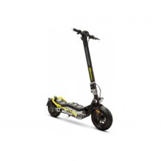 Trottinette Scrambler Cross E Sport avec clignotants Cadre Acier 500W 33,7Nm Pneu 110/50-6.5 FAT Frein a disque 27kg Batt 48V/10.4Ah 499W BT IPX5 