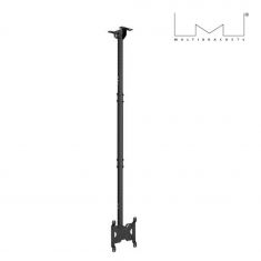 Support plafond MULTIBRACKETS Noir pr moniteur 25,4 cm 10" 81,3 cm 32" Capacité 14 kg. VESA 50 x 50 mm 200x200 mm, 550 - 1500 mm