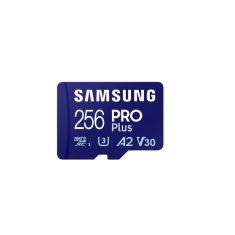CARTE MEMOIRE SAMSUNG 256G MICRO SD PRO PLUS 2023 avec adaptateur SD 4K classe 10  Lecture 180 Mo/s Ecriture 130 Mo/s MB-MD256SA/EU